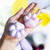 Cats Paws Keychain Epoxy Resin Silicone Mold Keyring Pendant Mold