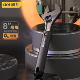 8'' High Carbon Steel Adjustable Wrench Universal Spanner