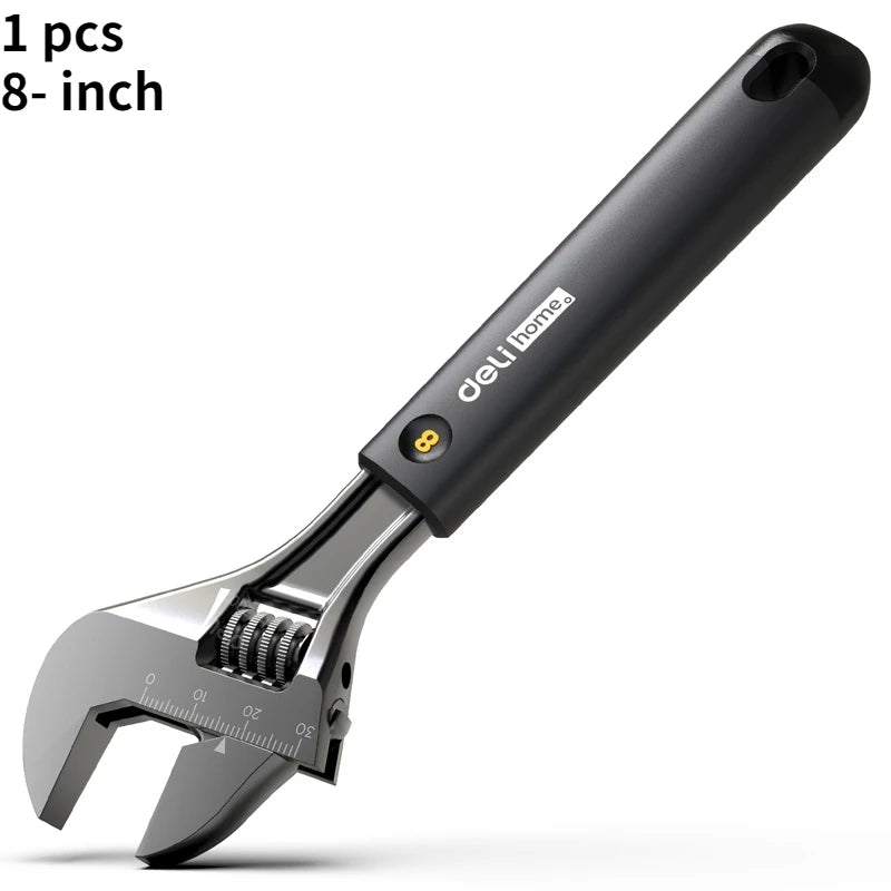 8'' High Carbon Steel Adjustable Wrench Universal Spanner