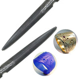 8 Inch Double Ended Half Round Wax File Jewelry Tool