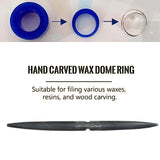 8 Inch Double Ended Half Round Wax File Jewelry Tool