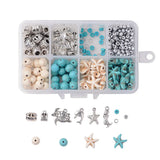 8 Mixed Shape Turquoise Beads for DIY Jewelry Making