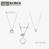 High Quality 925 Silver Key Necklace Women's Jewelry