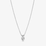 925 Sterling Silver Key-shaped Necklace Ladies Jewelry