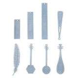 8 Pack DIY Silicone Bookmark Mold Epoxy Resin Casting Mould