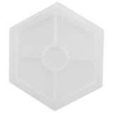 8 Pack Hexagon Silicone Coaster Molds for Resin, Concrete, Cement Casting