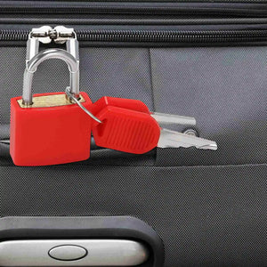 8 Pack Mini Colorful Padlock with Key for Luggage Gym Locker School Home A