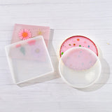 Silicone Coaster Base Mold Set for Resin Craft DIY Home Decor