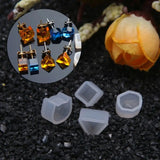 8 Pair UV Resin Earrings Stud Making Mould DIY Dried Flower Resin Decor