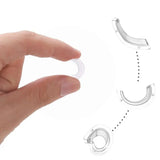 8/12/34 Pcs Plastic Ring Size Adjuster Reducer Fit Any Rings