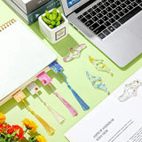 8 Pcs Acrylic Dried Flower Resin Thumb Book Holder
