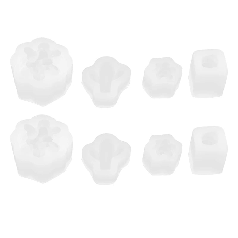 8 Pcs Candle Silicone Molds for DIY Candle Soap and Resin Crafts