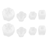 8 Pcs Candle Silicone Molds for DIY Candle Soap and Resin Crafts