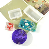 8 Pcs Dried Flower Specimen Epoxy Resin Mold Box Silicone Mould DIY Crafts