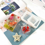 8 Pcs Dried Flower Specimen Epoxy Resin Mold Box Silicone Mould DIY Crafts