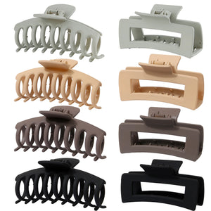 8 Pcs Acrylic Hairpin Claw Clips for Women Girls Hair Accessories Barrettes