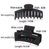 8 Pcs Acrylic Hairpin Claw Clips for Women Girls Hair Accessories Barrettes