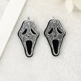 8 pcs Halloween Charms Acrylic Skull Poison Bottle for DIY Jewelry Making