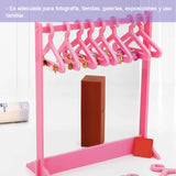 8 Pcs Acrylic Jewelry Display Shopwindow Rack Hook Pendant Manager