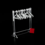 8 Pcs Acrylic Jewelry Display Shopwindow Rack Hook Pendant Manager