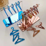 8 Pcs Hangers Shaped Jewelry Holder Earrings Display Racks Hanging Stand Storage