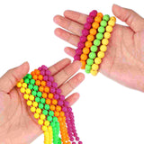 Neon Beads Bracelets & Necklaces Set for Girls & Women