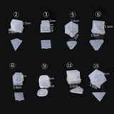 8 Pcs/Set Epoxy Mold UV Resin DIY Dice Mould