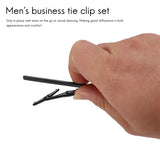 8 Pcs Tie Clips Set for Men with Box