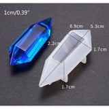 8 Pcs Crystal Epoxy Mould DIY Pendant Silicone Mold Set