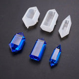 8 Pcs Crystal Epoxy Mould DIY Pendant Necklace Jewelry Silicone Mold Set