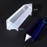8 Pcs Crystal Epoxy Mould DIY Pendant Necklace Jewelry Silicone Mold Set