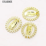 Jesus Necklace Pendants Retro Women Accessories Beads 7395