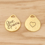 8 Large Hollow Charms Pendants for DIY Earrings 44x32mm