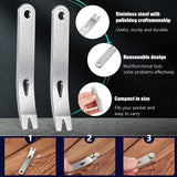 8-Piece Mini Pry Bar Stainless Steel Flat Bar Multifunction Small Pry Bar Set