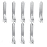 8-Piece Mini Pry Bar Stainless Steel Flat Bar Multifunction Small Pry Bar Set