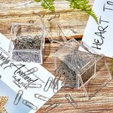 8 Transparent Acrylic Plastic Square Jewelry Boxes with Lids 120Ml