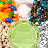8 Transparent Acrylic Plastic Square Jewelry Boxes with Lids 120Ml