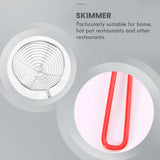 8Pcs Stainless Spider Strainer Spoon Small Skimmer Colander for Hot Pot