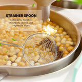 8Pcs Stainless Spider Strainer Spoon Small Skimmer Colander for Hot Pot