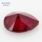 Ruby Red Corundum Stones 2x3~13x18mm Pear Cut Gems