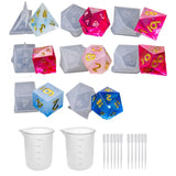 Resin Casting Shapes Dice for Game Triangle Mold Digital Home Craft