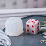 8 Shapes Dice Fillet Square Triangle Dice Mold Silicone Mould