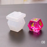 8 Shapes Dice Fillet Square Triangle Dice Mold