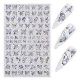 8 Sheets Epoxy Resin Mold Filler UV Butterfly Stickers DIY Crafts