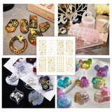 8 Sheets UV Epoxy Resin Filler Stickers for Crafts Jewelry Making