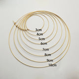 Thin Hoop Earrings 925 Silver/Gold Filled Vintage Pendientes Oorbellen Earrinngs
