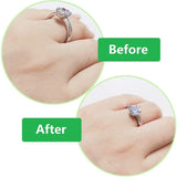 8 Clear Ring Size Adjusters Invisible Ring Adjuster for Loose Rings