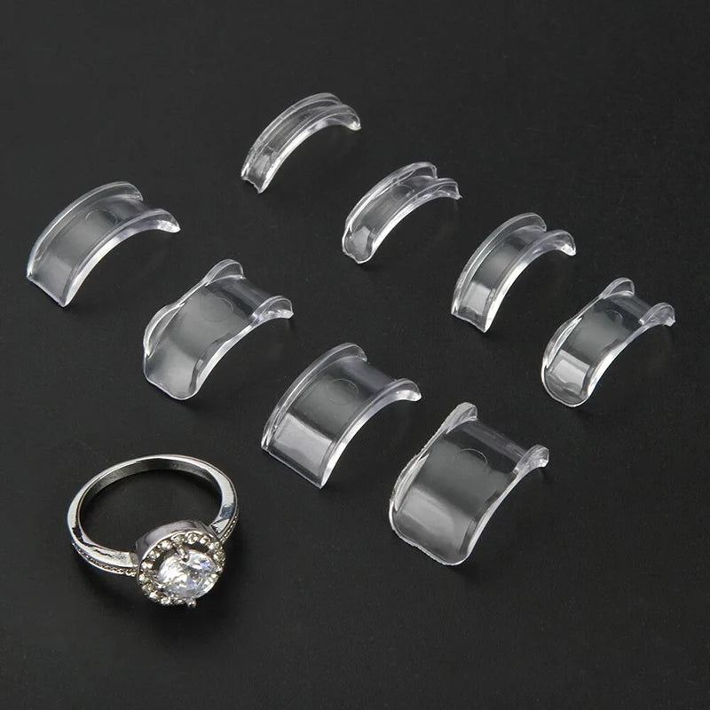 Silicone Invisible Clear Ring Size Adjuster Resizer Loose Rings Reducer
