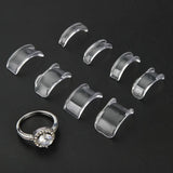 Silicone Invisible Clear Ring Size Adjuster Resizer Loose Rings Reducer
