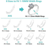 Silicone Invisible Clear Ring Size Adjuster Resizer Loose Rings Reducer